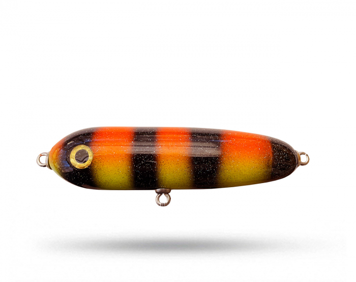 Musky Mojo Baby Wabull - Orange Tiger i gruppen Fiskedrag / Jerkbaits hos Örebro Fiske & Outdoor AB (Baby WaBull Orange T)